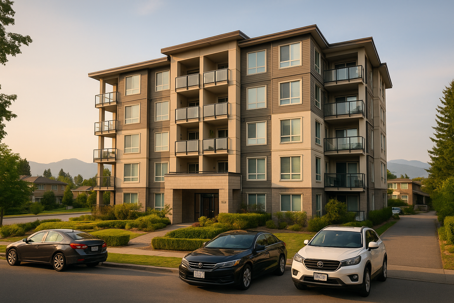 Modern condominium with insurance protection